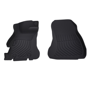 All-Weather Carpet Floor Mats compatible for Subaru WRX 2015-2021 Black TPE Anti-Slip