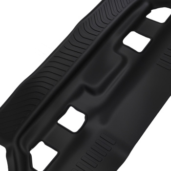 All-Weather Floor Mats compatible for Chevrolet Tahoe/Yukon 2015-2020 Black TPE Rubber