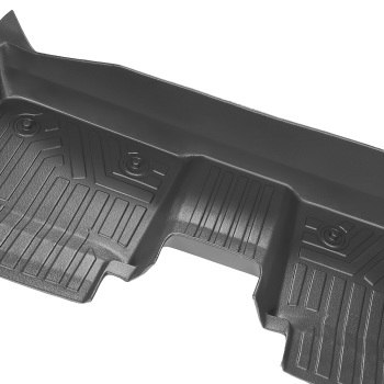 Front And 2nd Row Floor Liner Set TPE Rubber compatible for Toyota Camry 2007-2011 TPE