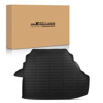 Black Trunk Mat Cargo Liner compatible for Toyota Camry 2007-11 TPE Waterproof Boot Liner