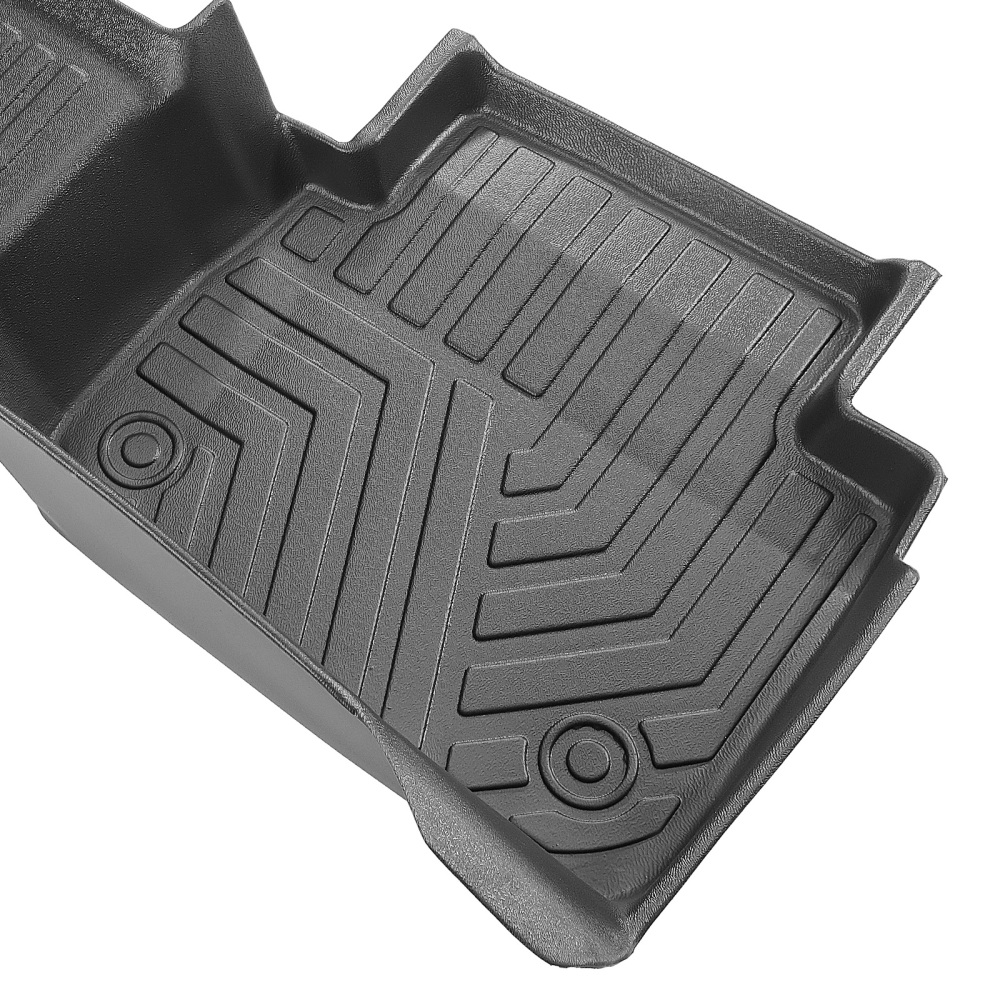 Floor Mats Liners Black TPE All Weather compatible for Toyota Camry 2018 2019-2023 New