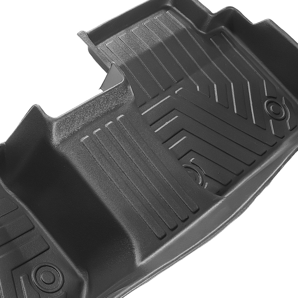 Floor Mats Liners Black TPE All Weather compatible for Toyota Camry 2018 2019-2023 New