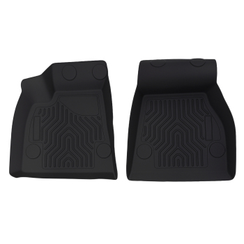 All-Weather Black Floor Mats Liner compatible for Tesla Model S 2015-2020 TPE Anti-Slip
