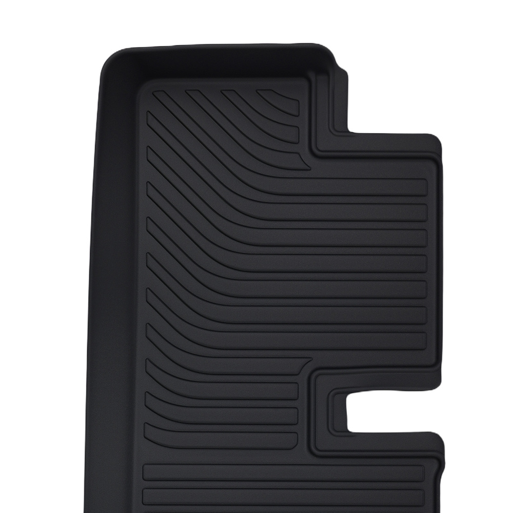 All-Weather Black Floor Mats compatible for Tesla 3 2017-2023 TPE Anti-Slip Waterproof
