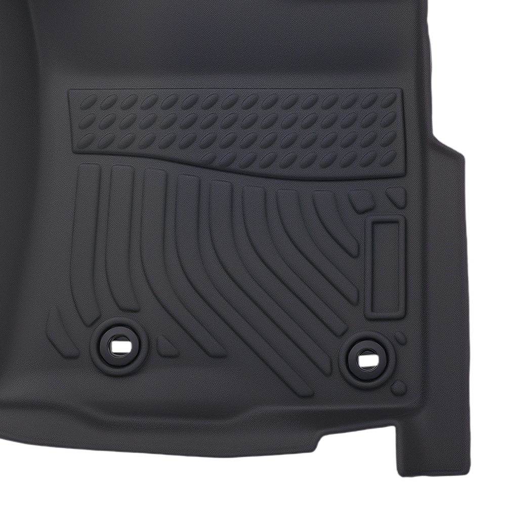 All Weather Floor Mat Set compatible for Toyota Prado 150 7 Seater 2009-2023 Waterproof