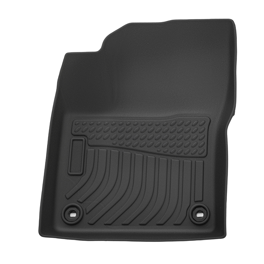 All-Weather Black Floor Mat Set compatible for Toyota Prius Prime 2017-2022 compatible for Prius 2016