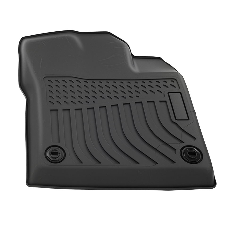 All-Weather Black Floor Mat Set compatible for Toyota Prius Prime 2017-2022 compatible for Prius 2016