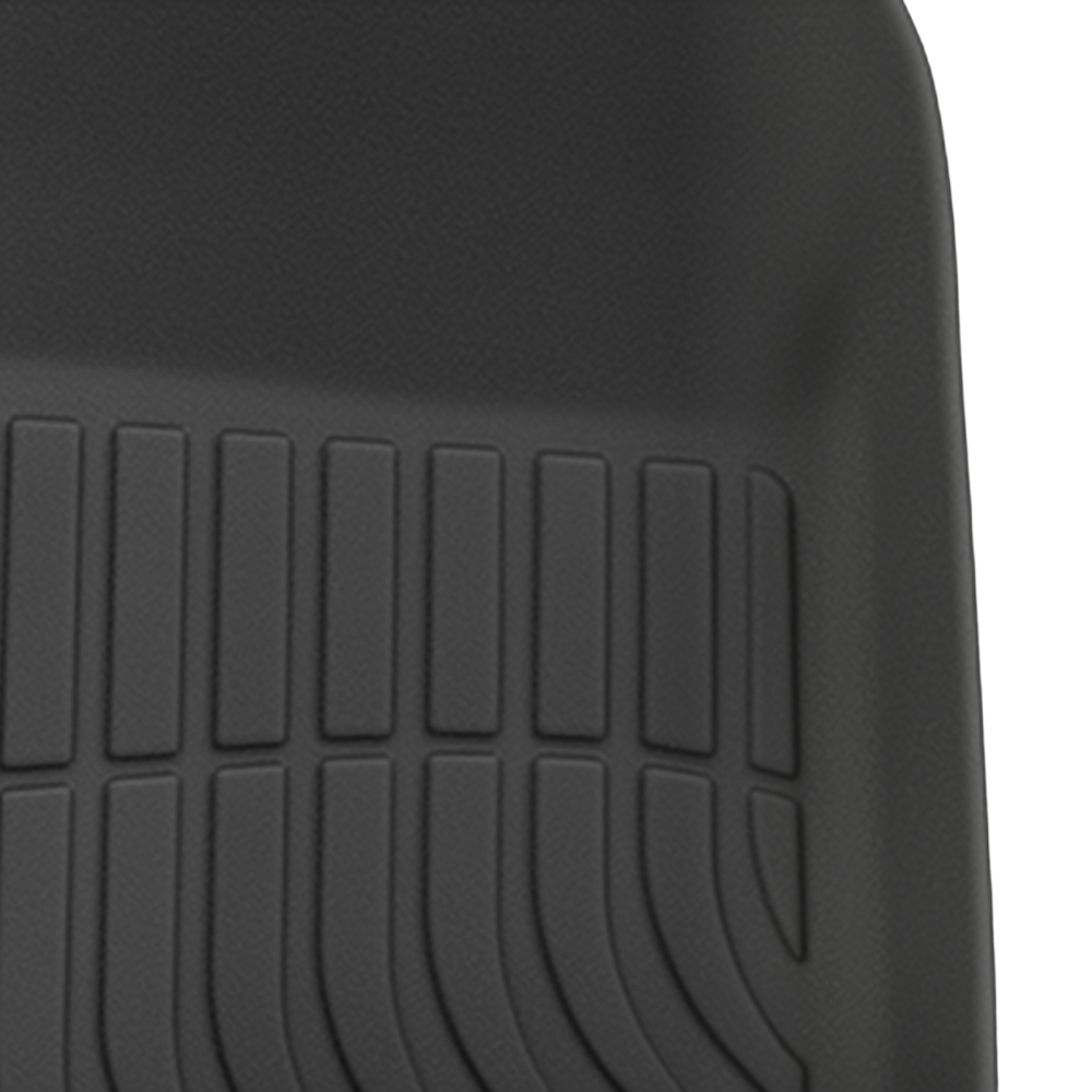 All-Weather Black Floor Mat Set compatible for Toyota Prius Prime 2017-2022 compatible for Prius 2016