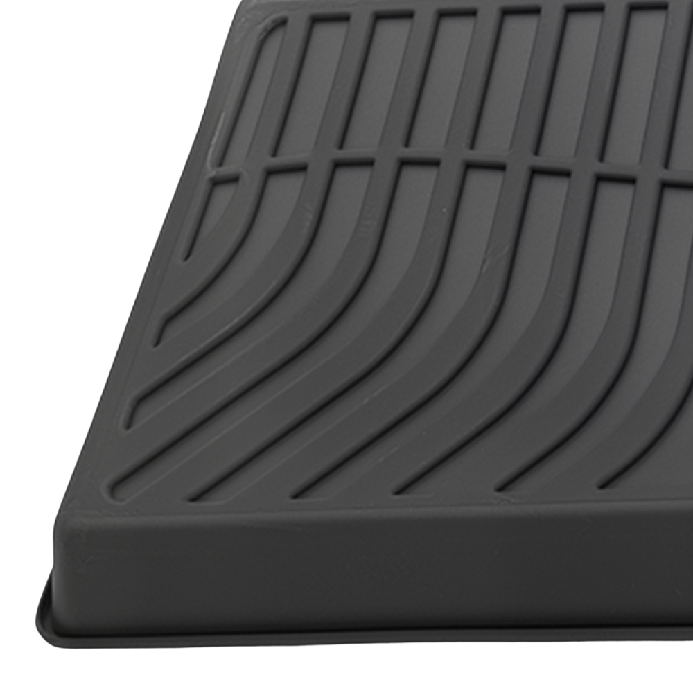All-Weather Black Floor Mat Set compatible for Toyota Prius Prime 2017-2022 compatible for Prius 2016