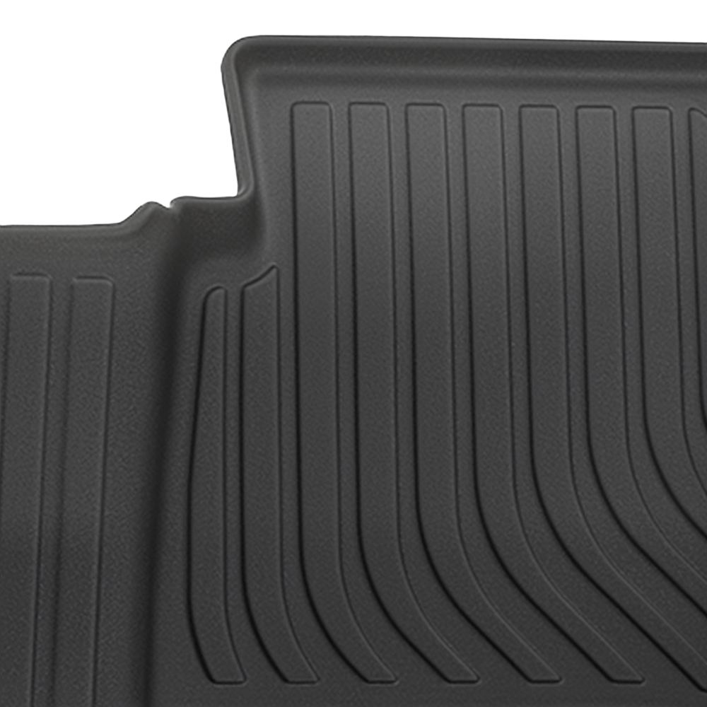 All-Weather Black Floor Mat Set compatible for Toyota Prius Prime 2017-2022 compatible for Prius 2016