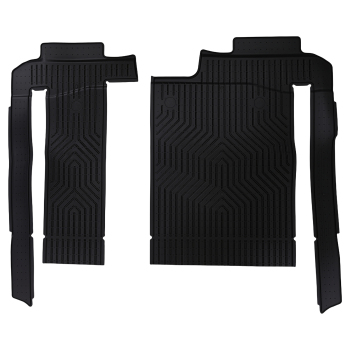 Black TPE Floor Mats compatible for Toyota Sienna 2021-2025 8 Seats All-Weather Waterproof