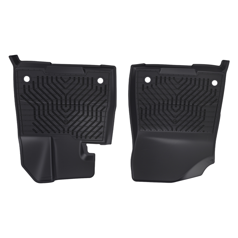 Black TPE Floor Mats compatible for Toyota Sienna 2021-2025 8 Seats All-Weather Waterproof