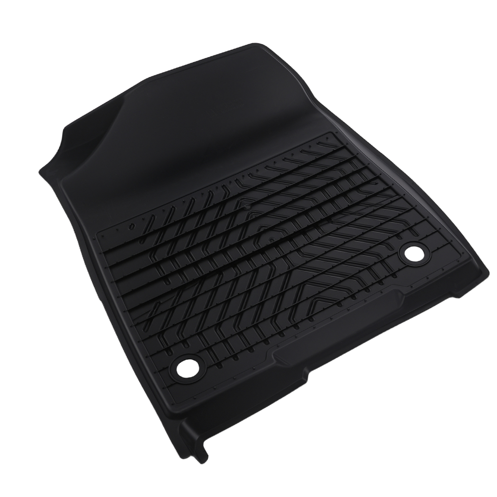 Black TPE Floor Mats compatible for Toyota Sienna 2021-2025 8 Seats All-Weather Waterproof