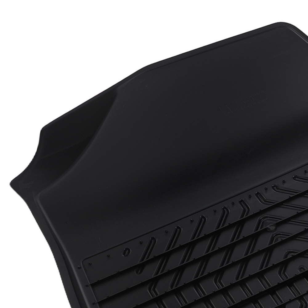 Black TPE Floor Mats compatible for Toyota Sienna 2021-2025 8 Seats All-Weather Waterproof
