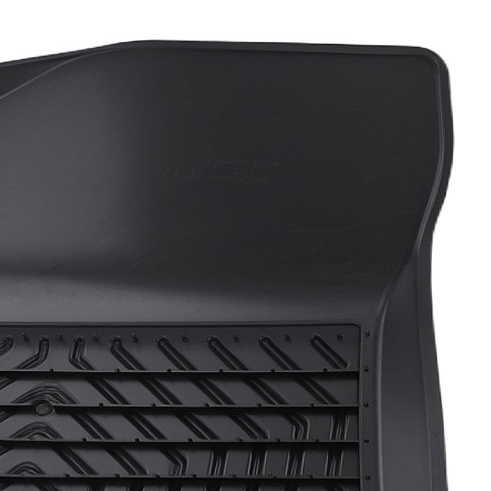 Black TPE Floor Mats compatible for Toyota Sienna 2021-2025 8 Seats All-Weather Waterproof