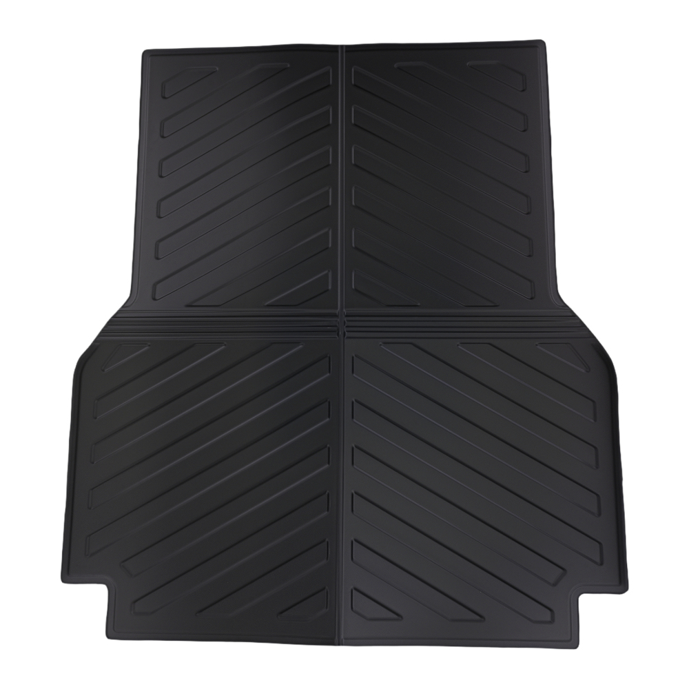 5FT Trunk Bed Mat compatible for Toyota Tacoma 2005-2023 TPE Black Heavy Duty Boot Liner