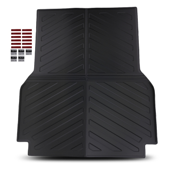 5FT Trunk Bed Mat compatible for Toyota Tacoma 2005-2023 TPE Black Heavy Duty Boot Liner