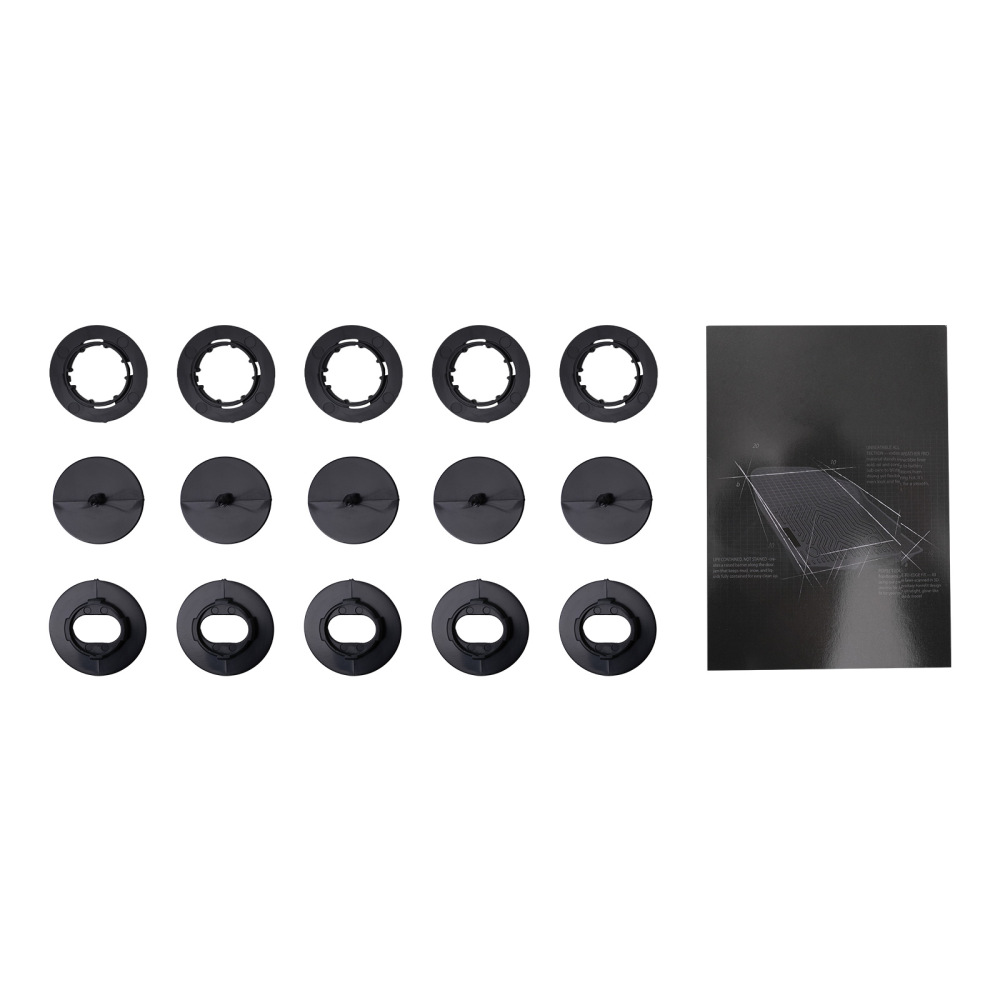 3D Floor Mats compatible for Toyota Tundra CrewMax 2014-2021 TPE Black Anti-Slip Car Mat