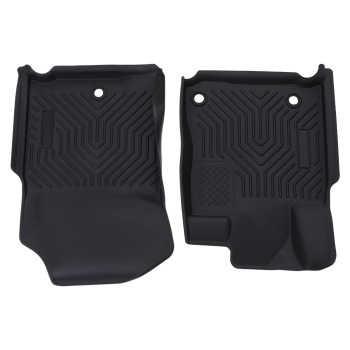 3D Floor Mats compatible for Toyota Tundra CrewMax 2014-2021 TPE Black Anti-Slip Car Mat