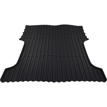 Black TPE Truck Bed Mat compatible for Toyota Tundra Crew Max 5.5Ft 2022-2025 Anti-Slip