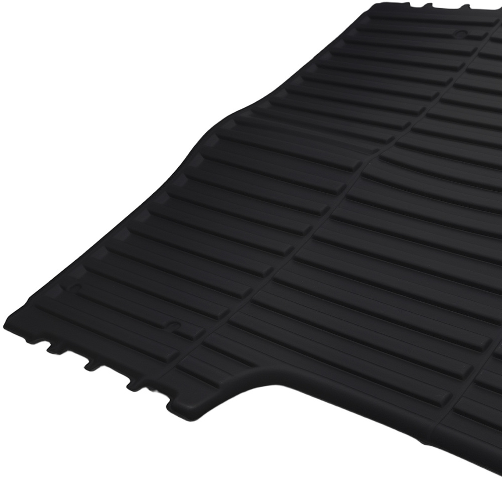 Black TPE Truck Bed Mat compatible for Toyota Tundra Crew Max 5.5Ft 2022-2025 Anti-Slip
