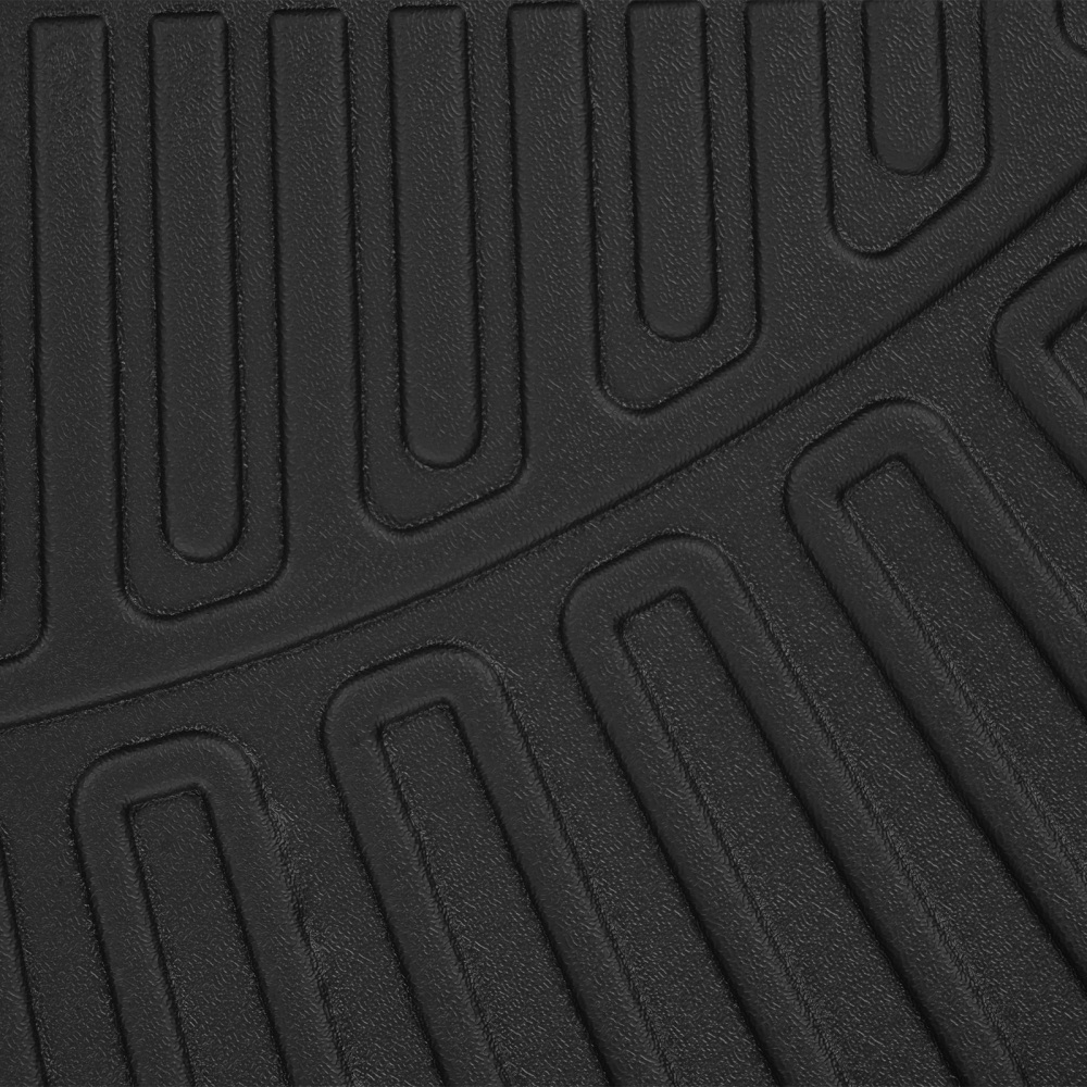 Floor Liner Mat compatible for Toyota Tacoma Double Cab 2024 All Weather Black New