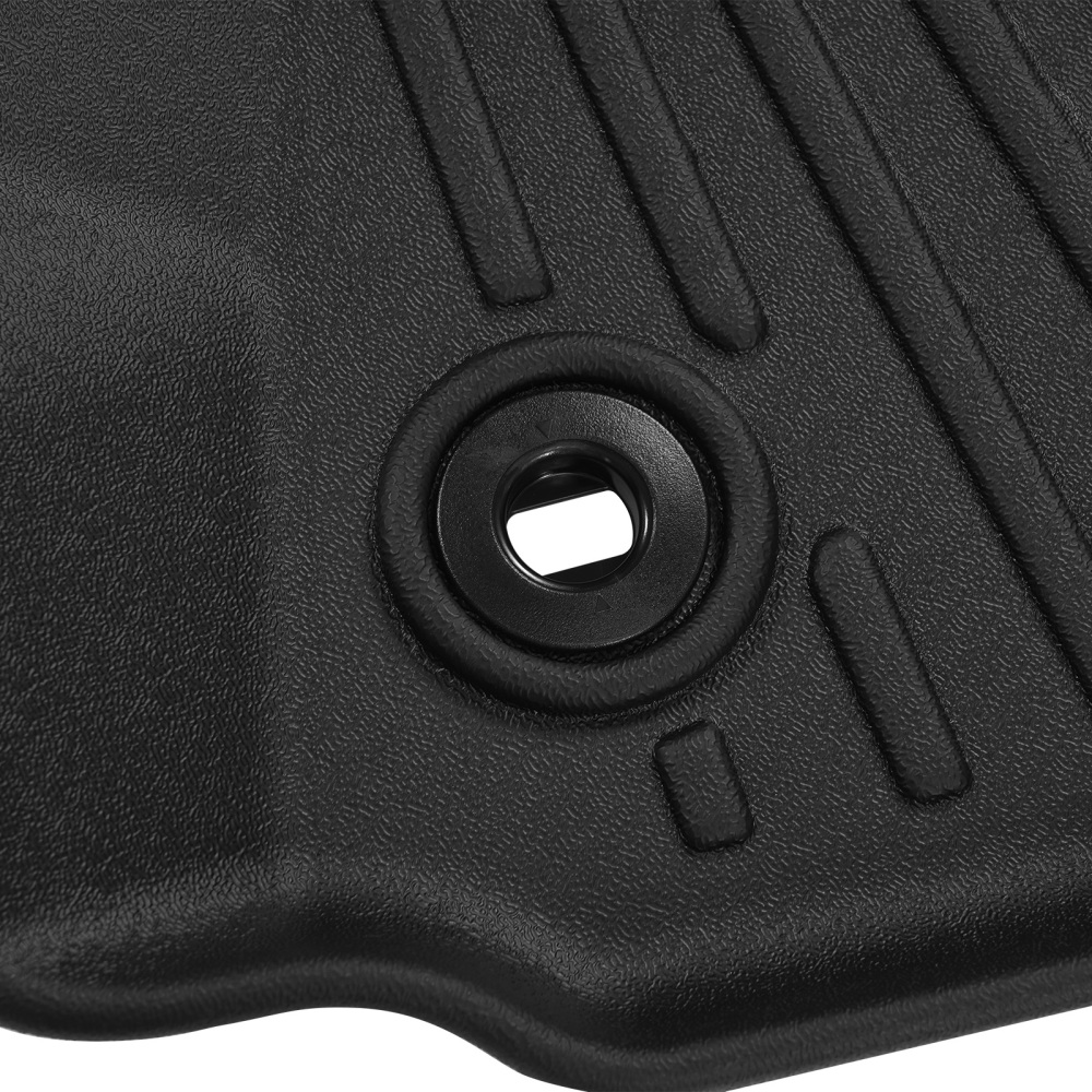 Floor Liner Mat compatible for Toyota Tacoma Double Cab 2024 All Weather Black New