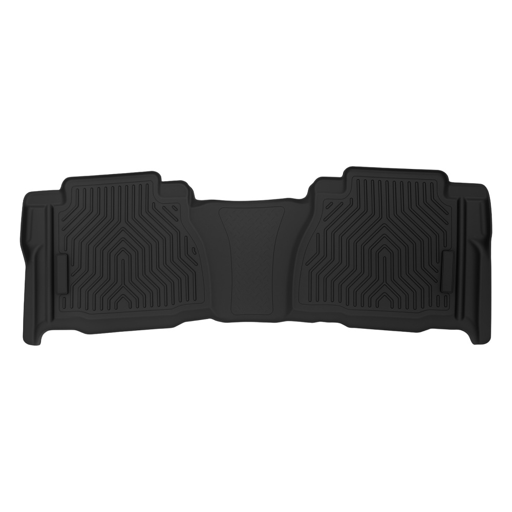 All-Weather Black Floor Mats compatible for Toyota Tundra Double Cab 2007-2011 Waterproof