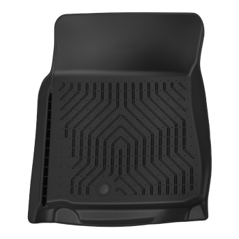 All-Weather Black Floor Mats compatible for Toyota Tundra Double Cab 2007-2011 Waterproof