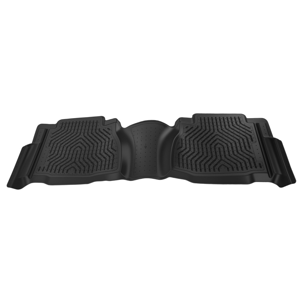 All-Weather Black Floor Mats compatible for Toyota Tundra Double Cab 2007-2011 Waterproof