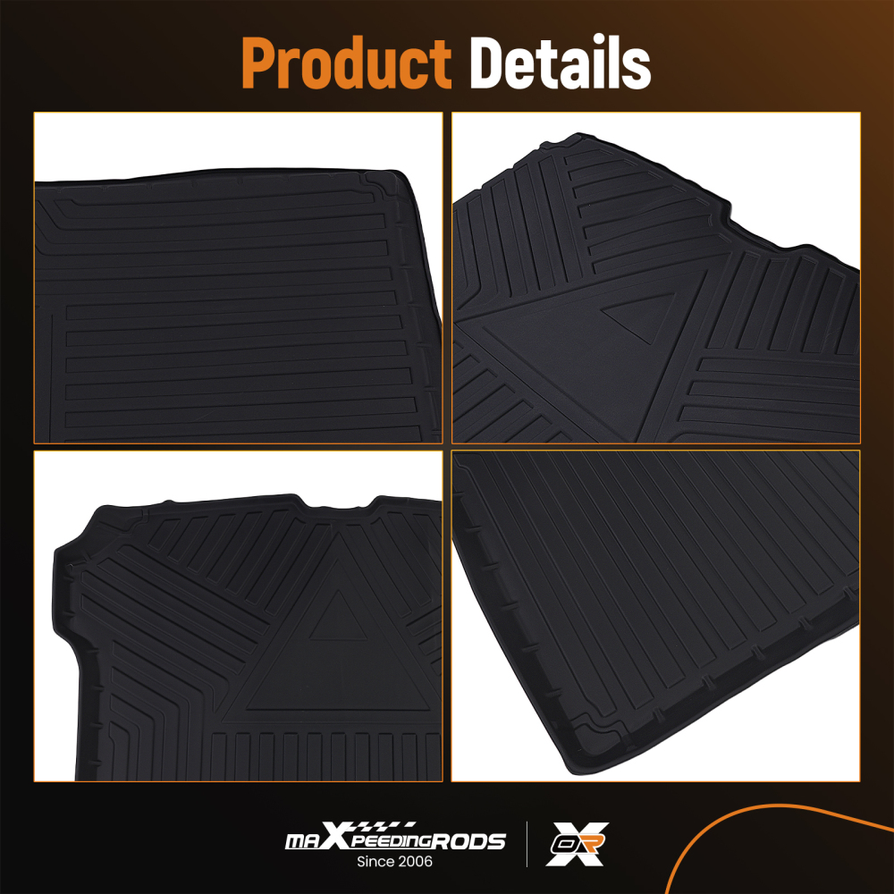All Weather Black Boot Liner compatible for Volvo V90 Mk2 2017-2024 TPE Trunk Mat