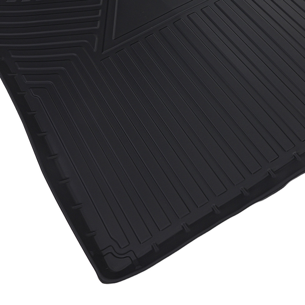 1x Protezione Bagagliaio compatibile per Volvo V90 Mk2 2017-2024 TPE Antiscivolo Nero