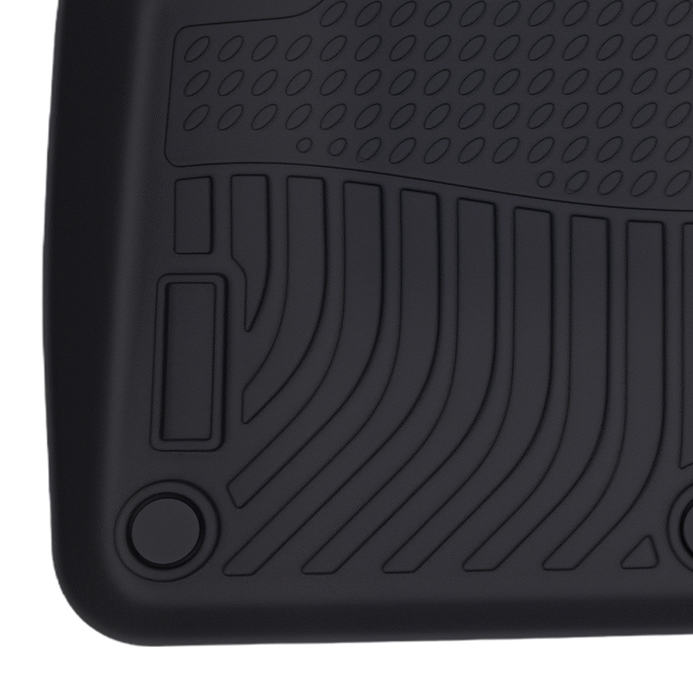 All-Weather Carpet Floor Mats compatible for Volvo S60 2019-2025 TPE Waterproof Anti-Slip