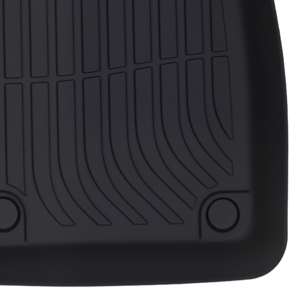 All-Weather Carpet Floor Mats compatible for Volvo S60 2019-2025 TPE Waterproof Anti-Slip