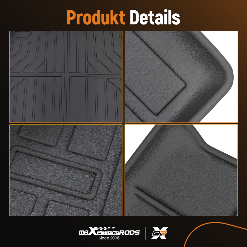 Trunk Liner Boot Mat compatible for Volvo XC60 Mk2 2017-2024 Cargo Liner Floor Waterproof