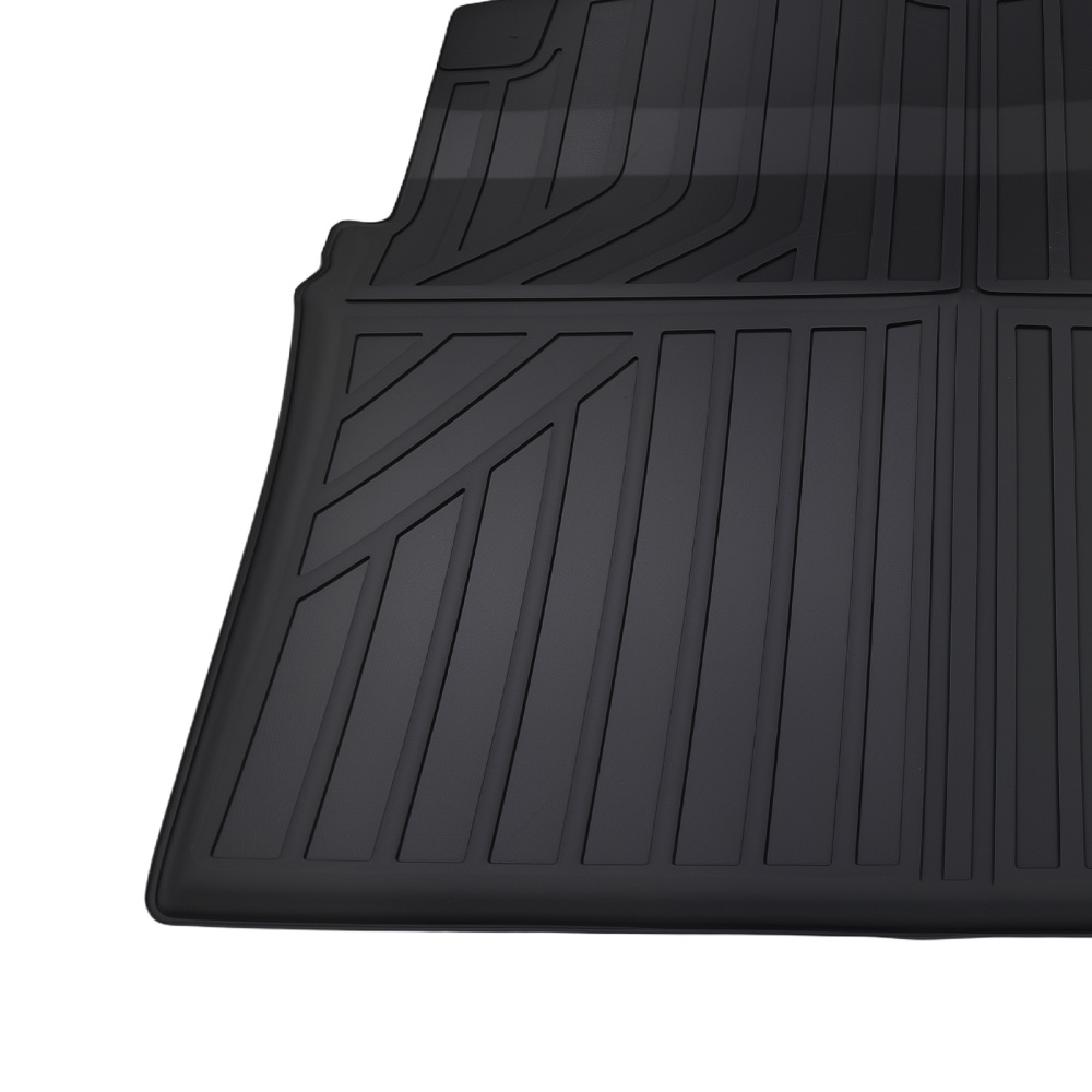 Protection Coffre Sur Mesure compatible pour Volvo XC60 Mk2 2017-2024 TPE Tapis Noir