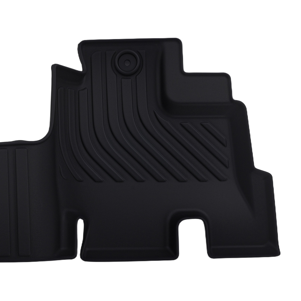 All-Weather Floor Mats compatible for Jeep Wrangler Unlimited 4-Door 2014-2017 Black