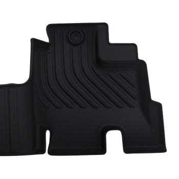 All-Weather Floor Mats compatible for Jeep Wrangler Unlimited 4-Door 2014-2017 Black