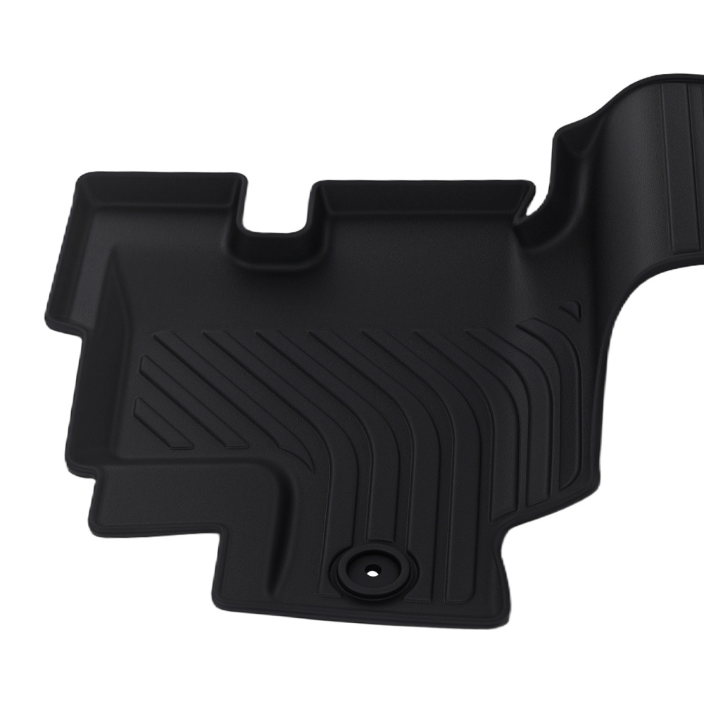 All-Weather Floor Mats compatible for Jeep Wrangler Unlimited 4-Door 2014-2017 Black