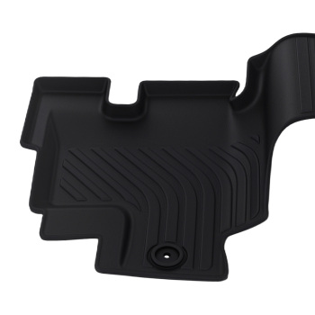 All-Weather Floor Mats compatible for Jeep Wrangler Unlimited 4-Door 2014-2017 Black