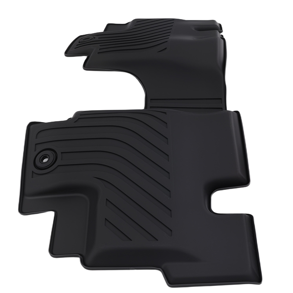 All-Weather Floor Mats compatible for Jeep Wrangler Unlimited 4-Door 2014-2017 Black