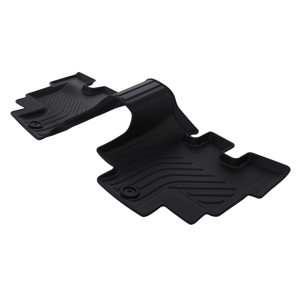 All-Weather Floor Mats compatible for Jeep Wrangler Unlimited 4-Door 2014-2017 Black