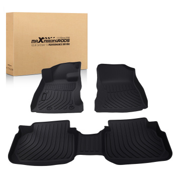 All Weather Floor Mat compatible for Subaru WRX 2022-2024 Black TPE Car Carpet Floor Liners