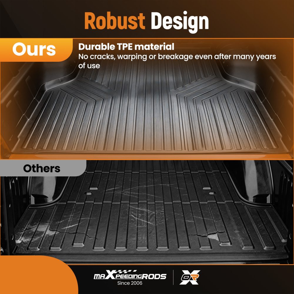 Black Cargo Boot Liner compatible for BMW X1 F48 2015-2023 TPE Waterproof Trunk Mat Tray