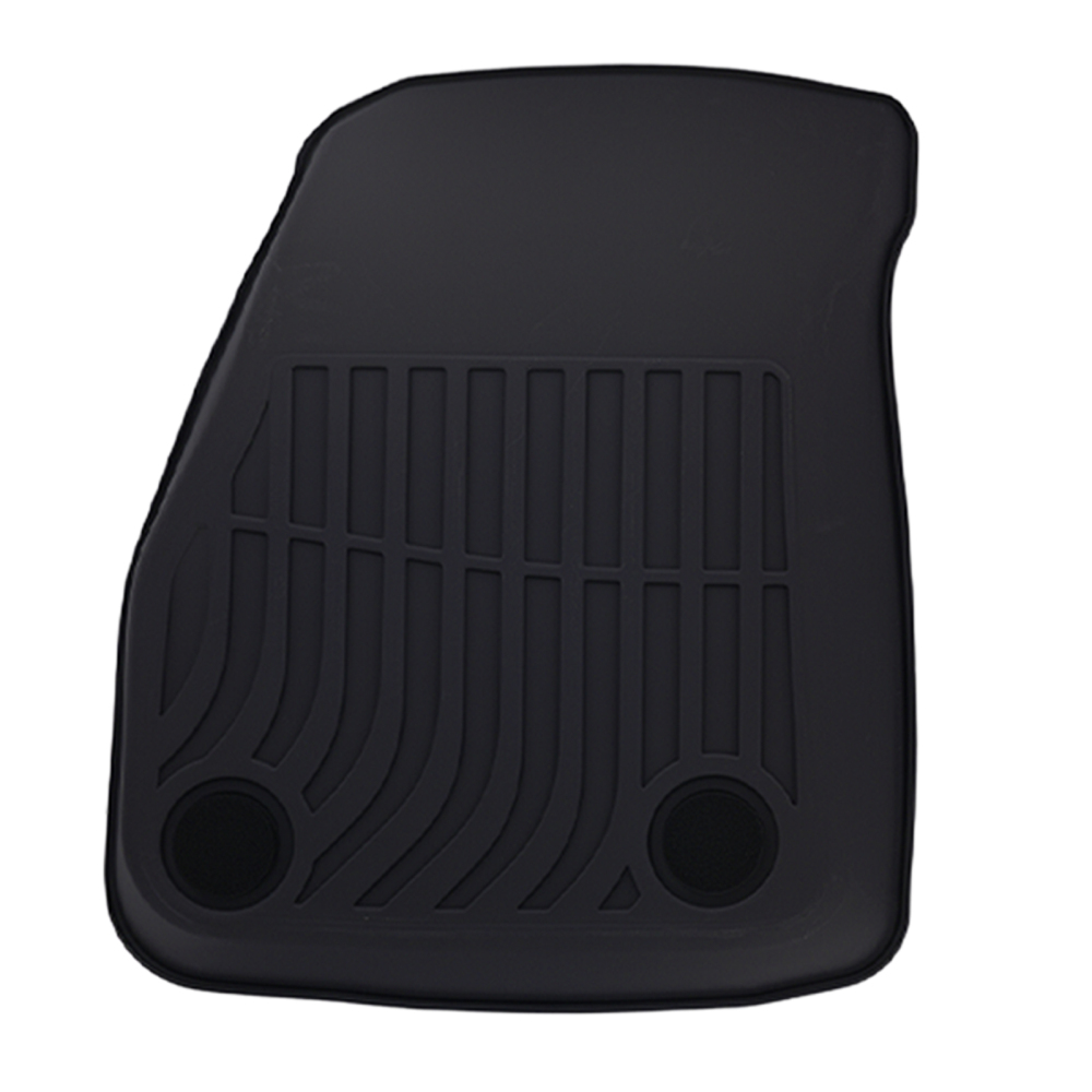 All-Weather TPE Floor Mat Set compatible for BMW X1 F48/X2 2016-2022 Black Waterproof