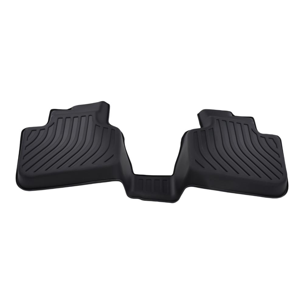All-Weather TPE Floor Mat Set compatible for BMW X1 F48/X2 2016-2022 Black Waterproof