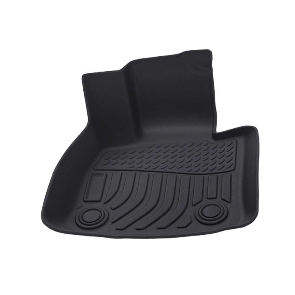 All-Weather TPE Floor Mat Set compatible for BMW X1 F48/X2 2016-2022 Black Waterproof