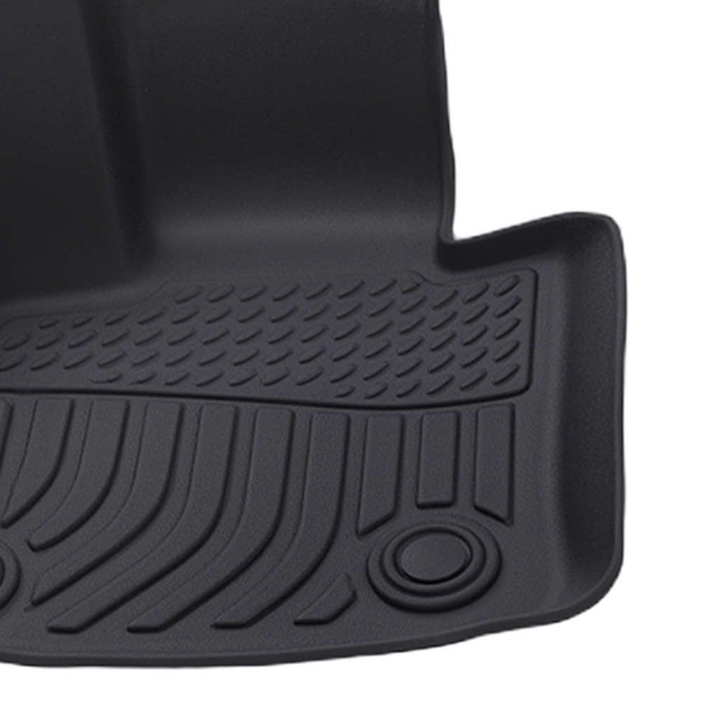 All-Weather TPE Floor Mat Set compatible for BMW X1 F48/X2 2016-2022 Black Waterproof