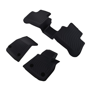 All-Weather Floor Mats compatible for BMW X3 2018-2024 X4 2019-2024 TPE Rubber Black