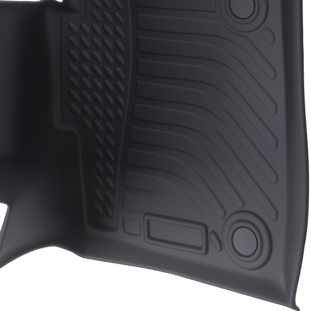 All Weather Floor Mats Liner compatible for BMW X5 2014-2018 Black TPE Rubber Waterproof